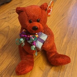 Ty beanie babies red Happy Birthday bear